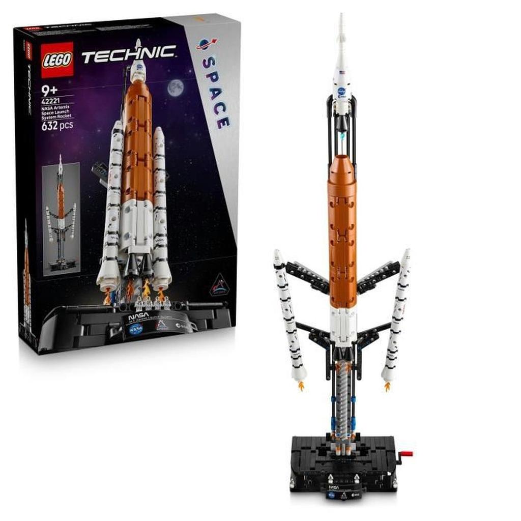 LEGO Technic 42221 La Fusée SLS NASA Artemis - Jeu Interactif STEM des 9 ans - Idée Cadeau - Set de construction