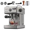 Cafetera Espresso Semiautomática HiBREW H10A, 20 Bar, Cafetera Fría/Caliente, Temperatura Ajustable, Espumador de Leche
