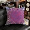 YYayoi Art KKusama Pillow Case Square DoubleSided Printing Short Plush Sofa Cushion Cover Bedroom Bedside Pillow