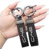 Carbon Fiber Car Keychain for BYD Seal Atto 3 Song Plus Max Dolphin Scratch Resistant PU Leather Keyring  Styling  Accessories
