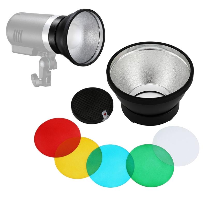 ADR14 Standard Reflector Light Diffuser With Honeycomb 5Color Filter For AD300Pro Flash Professional Photography
