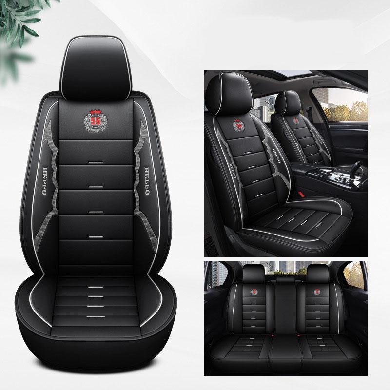 

1 шт., универсальные автомобильные сиденья из искусственной кожи, водонепроницаемые роскошные чехлы для автомобильных сидений, защитная крышка для автомобильных сидений, дышащая подушка на четыре сезона(Только один чехол на сиденье) One Seat белый