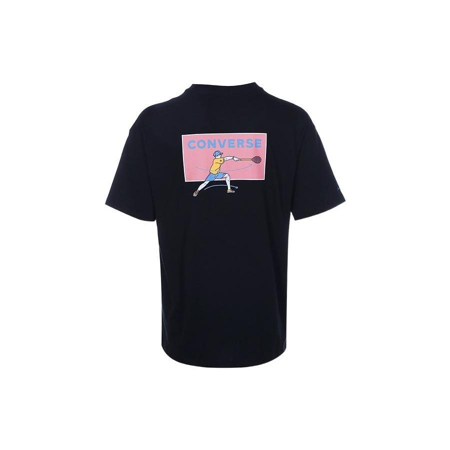 Converse Jack Purcell Graphic T-Shirt Asia Sizing Black Men s 10022782-A02 XL