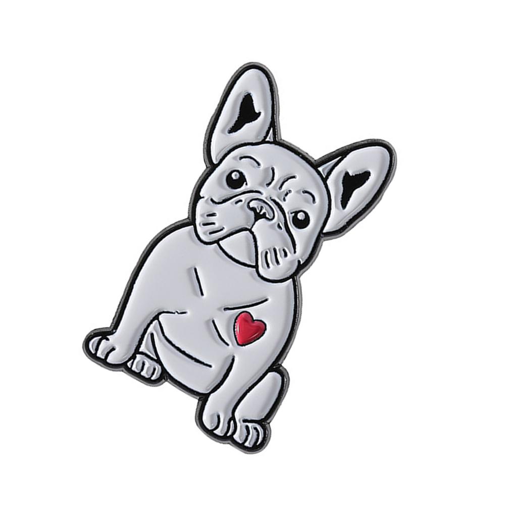 Cute Cartoon Dog Enamel Pin Brooch For Pet Lovers Fashion Accessory Gift Alloy Jewelry Women Men Unisex Backpack Decor