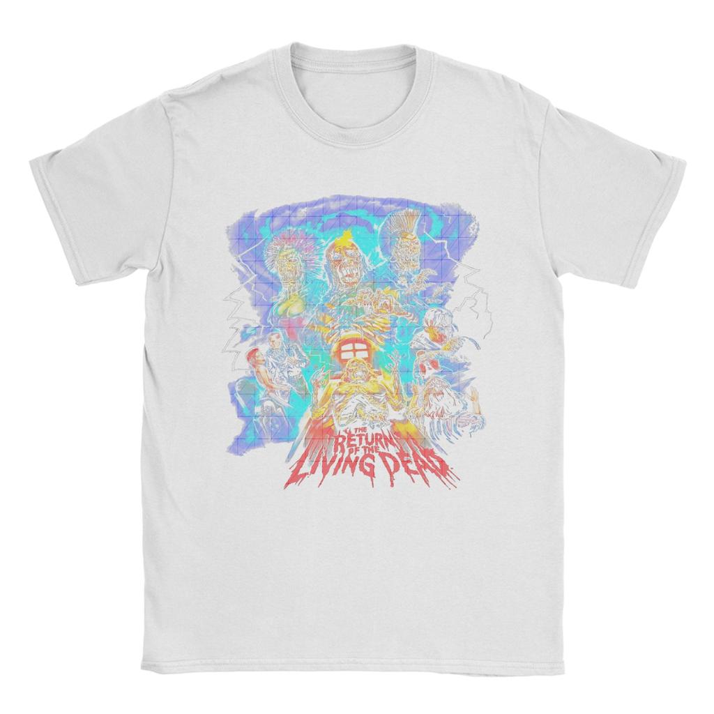Horror Comedy Horror Return Of The Living Dead Films T Shirt Summer T Shirts Cotton  Tshirt For Men's Short-Sleeved Loose Tees