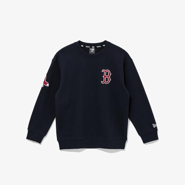 New Era Mlb Boston Red Sox Team Logo Sweat Evening Blue 14681107