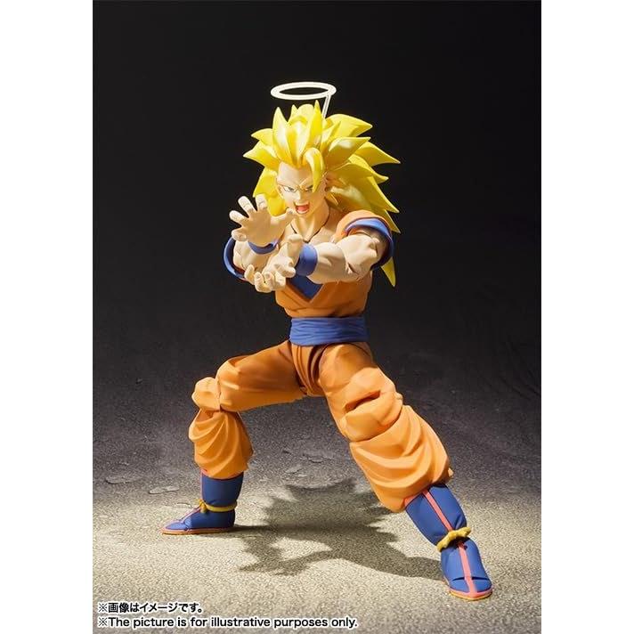 TAMASHII NATIONS S.H. Figuarts Dragon Ball Z Super Saiyan 3 Son Goku (Reissue) Approximately 155mm PVC ABS Painted Movable Figure