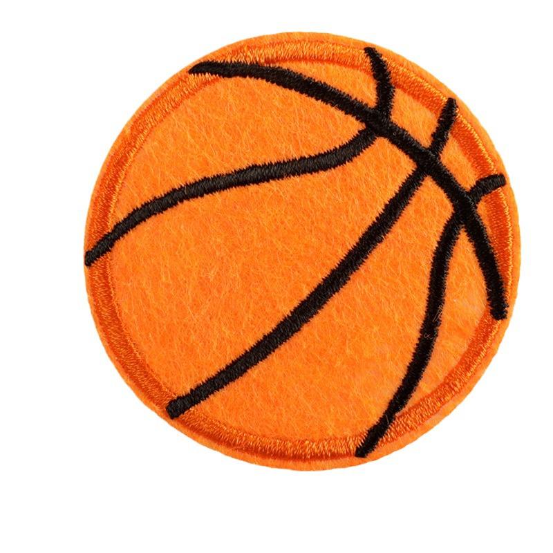 Sports Series Embroidered Cloth Patches: Football & Basketball Clothing Accessories