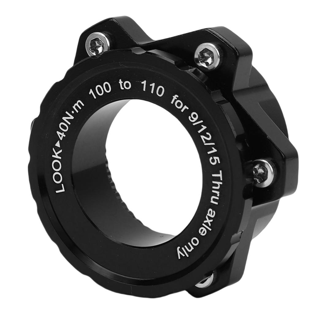 Bike Center Lock Adapter Aluminum Alloy 100mm To 110x15mm 6 Bolt Disc Brake Rotor Adapter Hub Spacer for 15mm Thru Axle