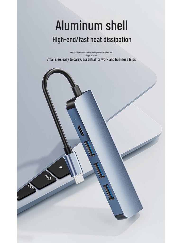 Hub USB-C cinque in uno con ricarica rapida: Dock di espansione a 4 porte