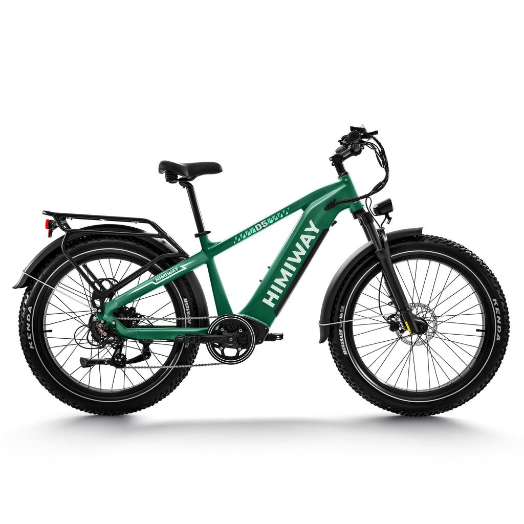 Himiway D5 Step-Over Fat Tire E-Bike – 250W, 48V 20Ah, 125km Range