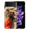 Cute Hamster Coque For Samsung Z Flip7 6 Galaxy Case Shockproof Z Flip5 Z Flip3 4 5G Hard Cover Phone TPU PC Hard Funda