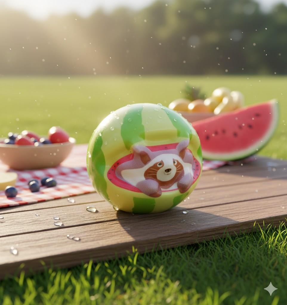 

Anti-stress squish toy Raccoon Watermelon Italian Animals Italian Brainrot Italian brainrot toy for children 10 cm 10