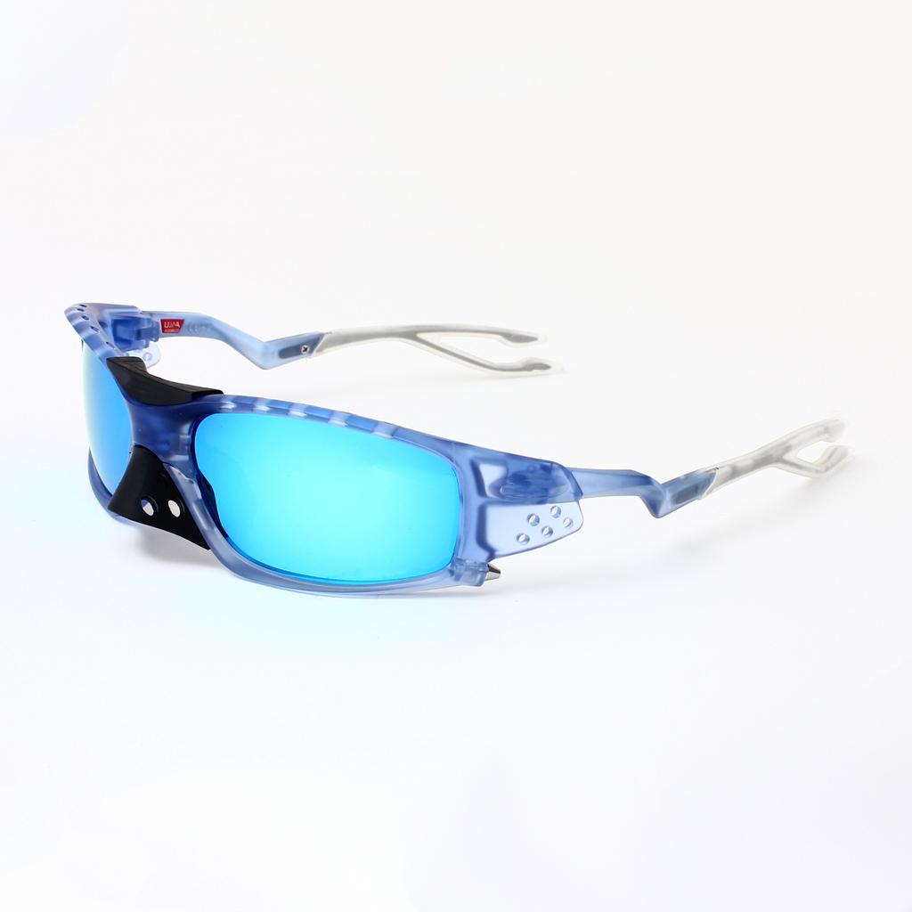 Outdoor-Sport Radfahren Polarisierte Sonnenbrille, Unisex, Retro-Stil, mit abnehmbaren Nasenpads, geeignet für Reisen und Fahren, kleiner Rahmen9529