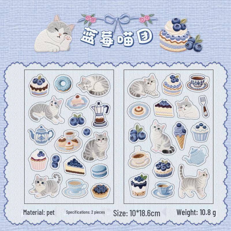 

Yuxian Cute Pet Stickers: Waterproof, Adorable Designs for Journals, Phones, and DIY Projects.