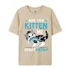 Are You Kitten Me Right Meow Funny Tshirts Plus Size Tops Anime Printed Tshirt Cotton Casual Brand T Shirt