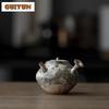Japanese Ink Wood-fired Porcelain Teapot Retro Side Handle Pot Tea Maker Kettle Oolong Tea Teaware Accessories Gift Collection