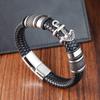 2026 Hand-woven Leather Rope Jewelry Classic Vintage Anka Cross Leather Bracelet