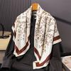 2026 New Floral Print Twill Silk Square Scarf Women Bandana Shawls Soft Foulard Femme Hijab Bufandas Neckerchief Hairband 90CM