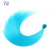 Extensions de cheveux colorées, extensions de cheveux de 16 pouces, adaptées aux femmes et aux filles, extensions de cheveux de perruque sans couture