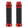 Motoforti Universal Motorcycle Hand Grips Cover Rubber Aluminum Alloy Handlebar Cover for Motorcycle Scooter Bicycle ATV 1pair