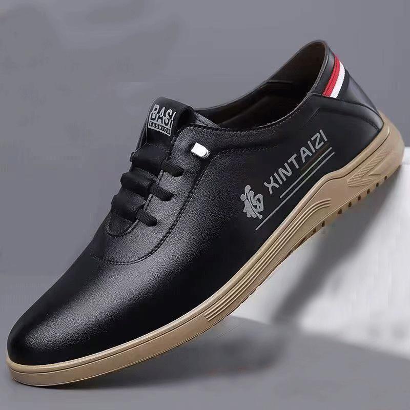 New men's shoes simple and fashionable versatile British fan men's casual shoes non-slip and wear-resistant comfortable soft-soled outdoor men's shoes