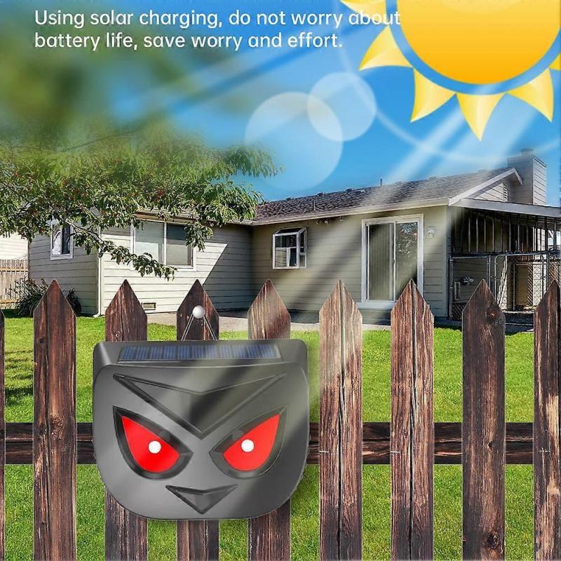 Solar Nocturnal Animal Repeller Outdoor Predator Eyes Coyote Deterrent Predator