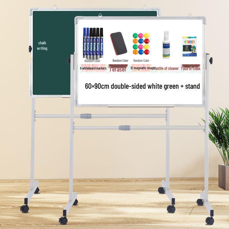 Mobiler zweiseitiger magnetischer Whiteboard-Ständer für Zuhause, Büro oder den Unterricht