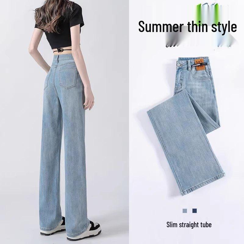 Women's Spring 2026 Bestseller: Light Color High-Waist Petite Straight-Leg Jeans