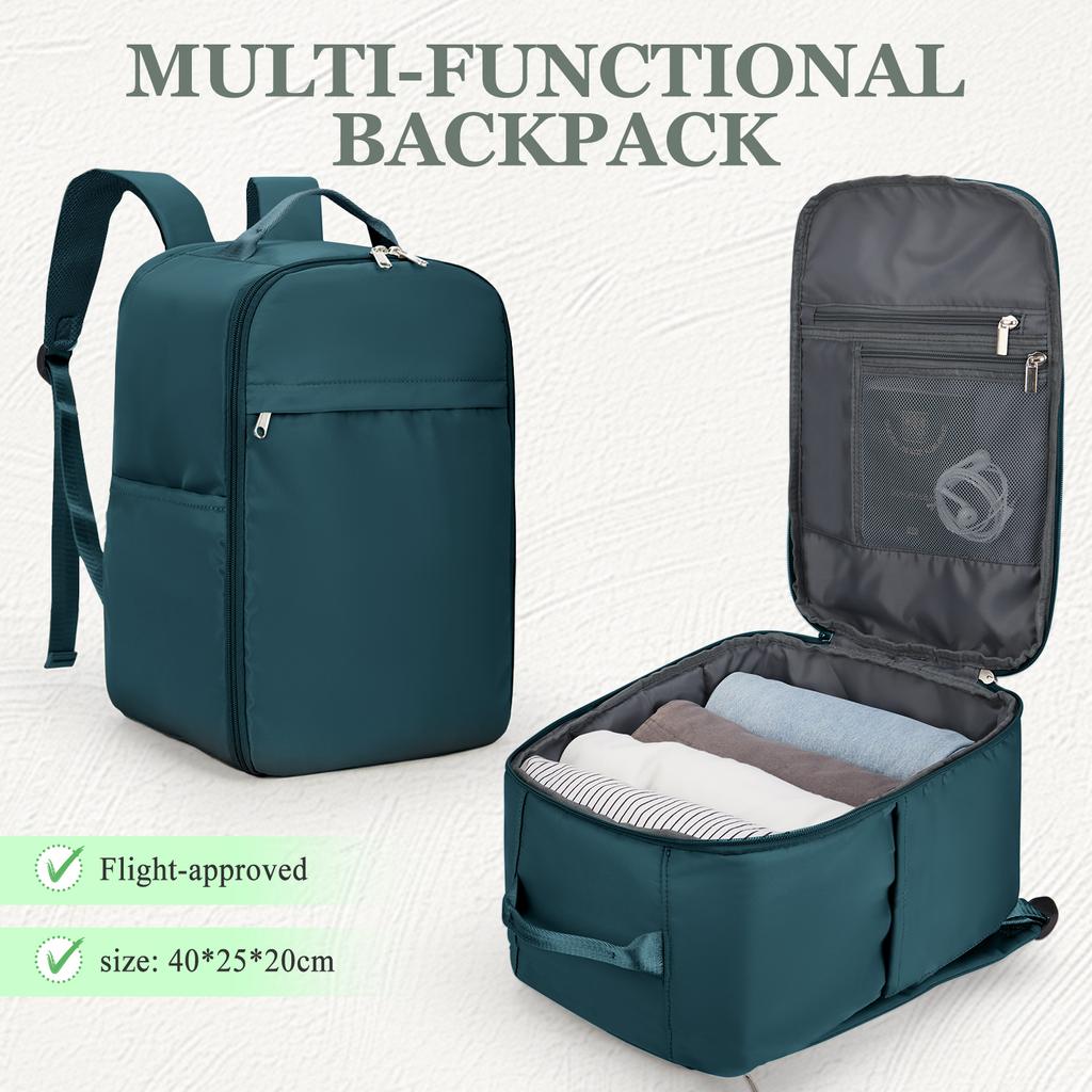 Under Seat Travel Backpack, Laptop Hand Luggage Travel Backpack Mochila Viaje Cabina Avion 40x20x25, Student School Backpack