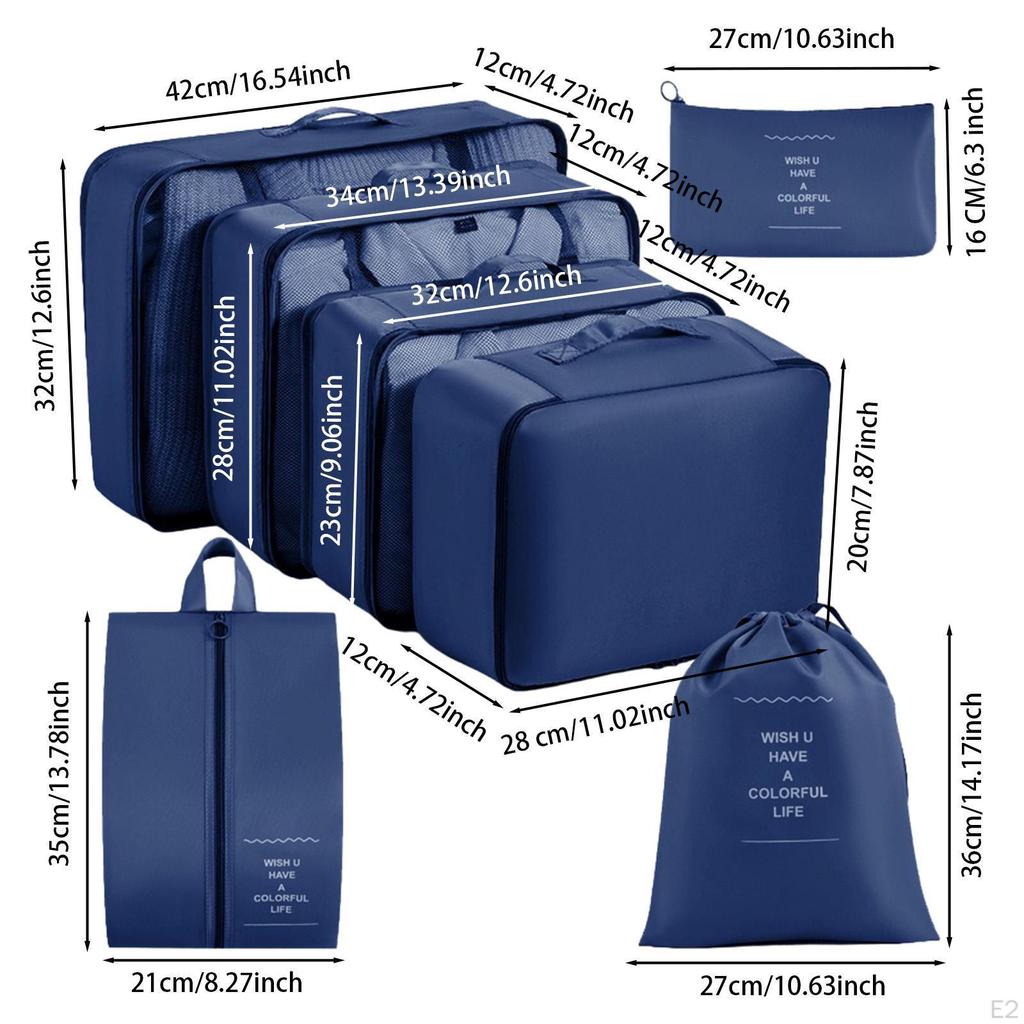 7 Lightweight Pouches for Travel Organization and Clothing Storage