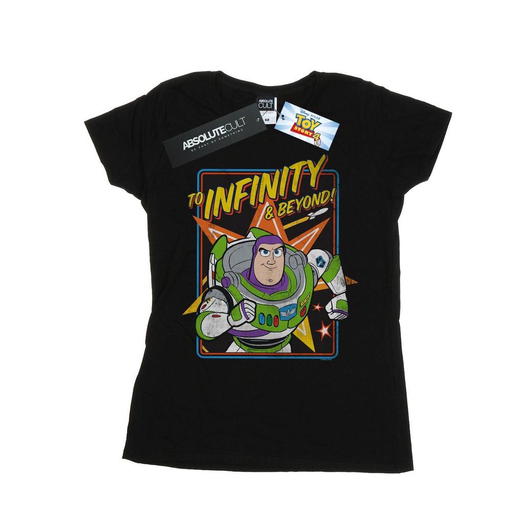 Disney Womens/Ladies Toy Story 4 Buzz To Infinity Cotton T-Shirt
