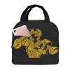 Custom Saint Seiyas Insulated Lunch Bag for Women Men Leakproof Anime Thermal Cooler Lunch Tote Beach Camping Travel