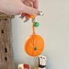 Cute Simulation Orange Headphone Cover for Apple Airpods 1/2 3 4 with The Same Pendant Fun Drop-proof Soft Case