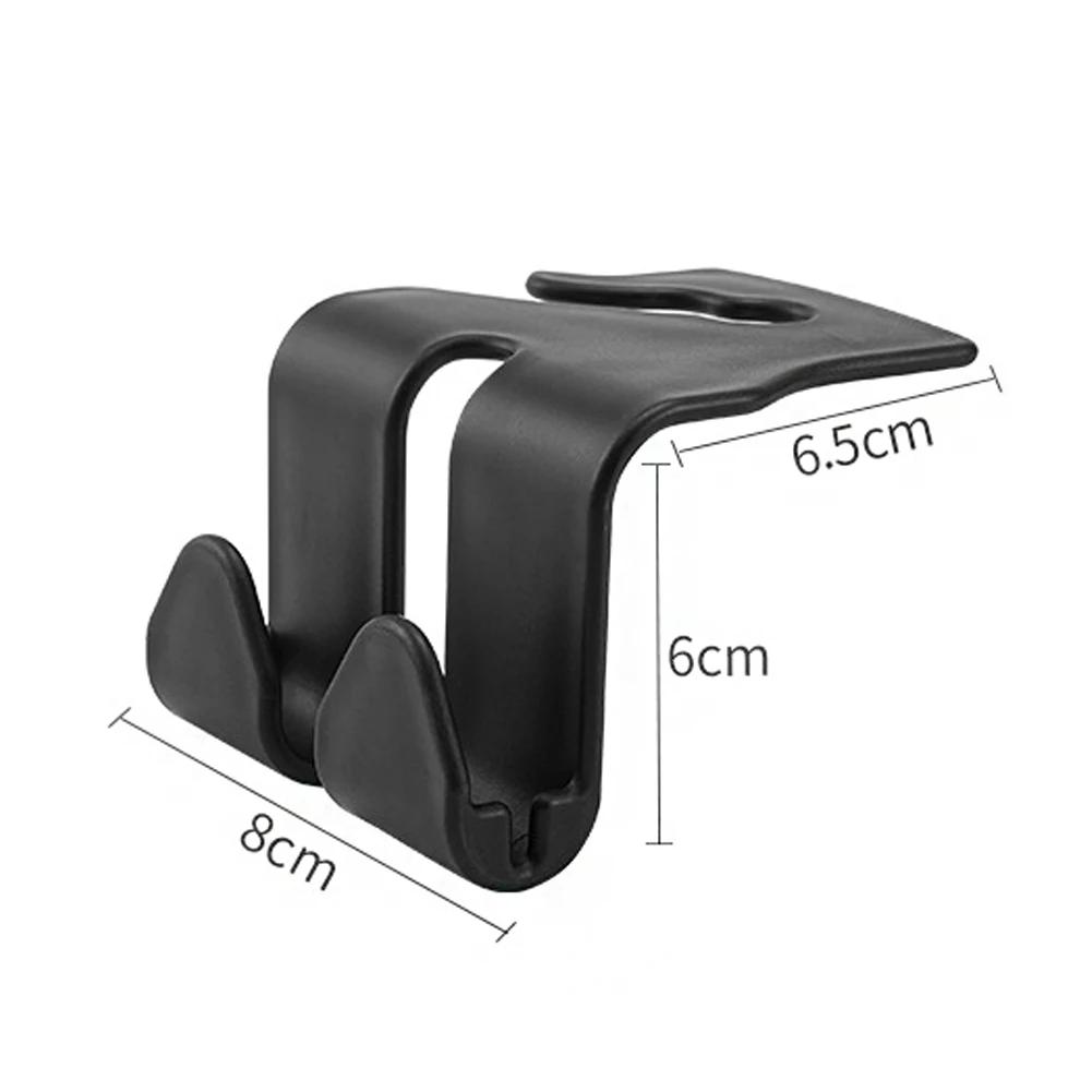 Car Seat Hanger Storage Hooks Seat Back Hook Hangers Headrest Mount Storage Holder Hooks Duarable Car Bag Clothes Hanging