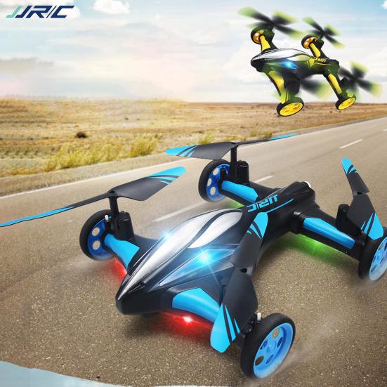 

RC Дрон Автомобиль Воздушно-Наземный Совместимый Четырехосный ABS Двухрежимный Вертолет Воздушный Квадрокоптер