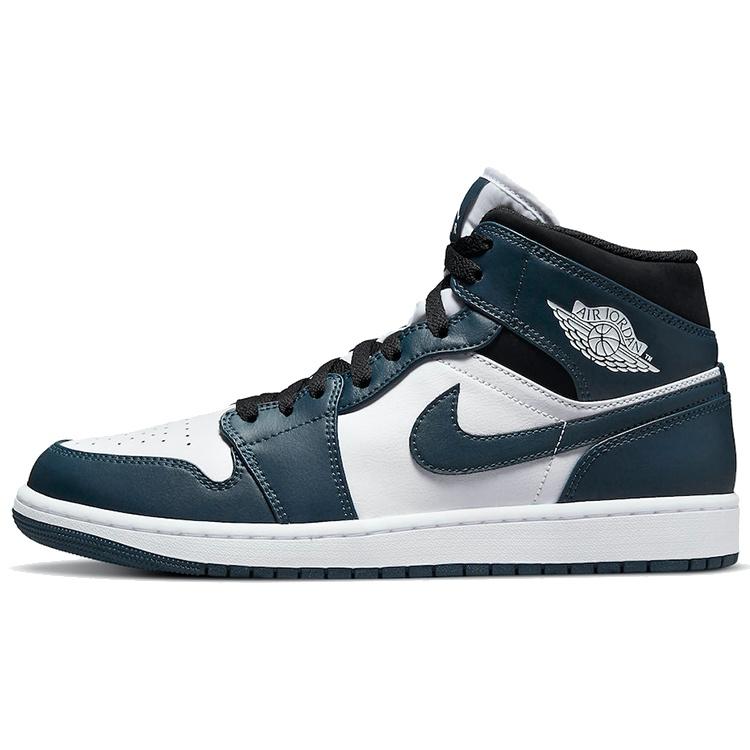Air Jordan 1 Mid  Armory Navy Dark Teal  Men s 554724-411 EU 44