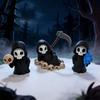 Cute Grim Reaper Toy PLA Halloween Miniature Ghost Desk Statue 3D Printed Doll  Bookshelf