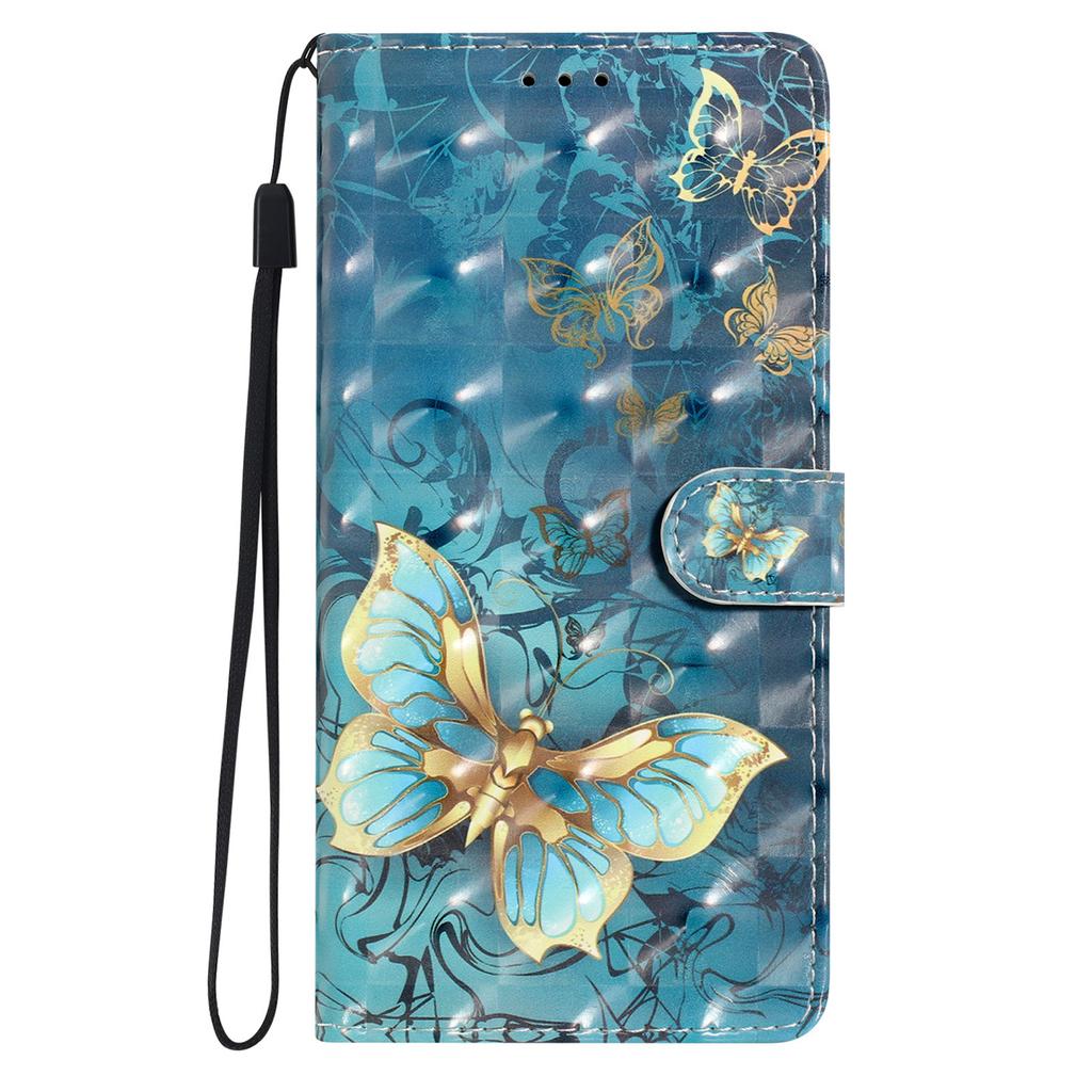 For Xiaomi Redmi Note 14 Pro+ 5G Case PU Leather Wallet Phone Cover 3D Pattern Printing