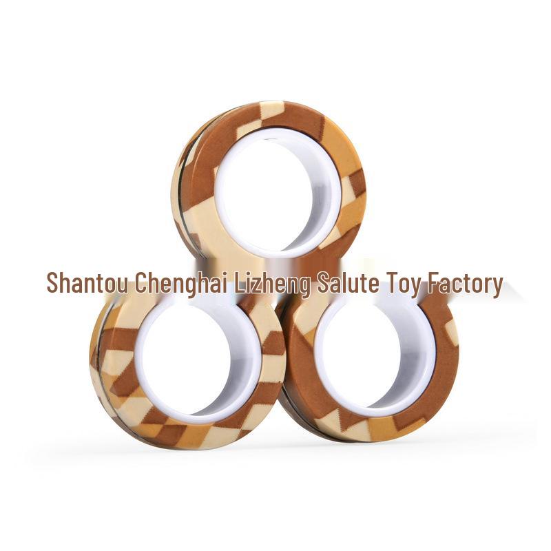 Magnetic Tire-Style Spinner Bracelet - Decompression Toy Finger Spinning Top