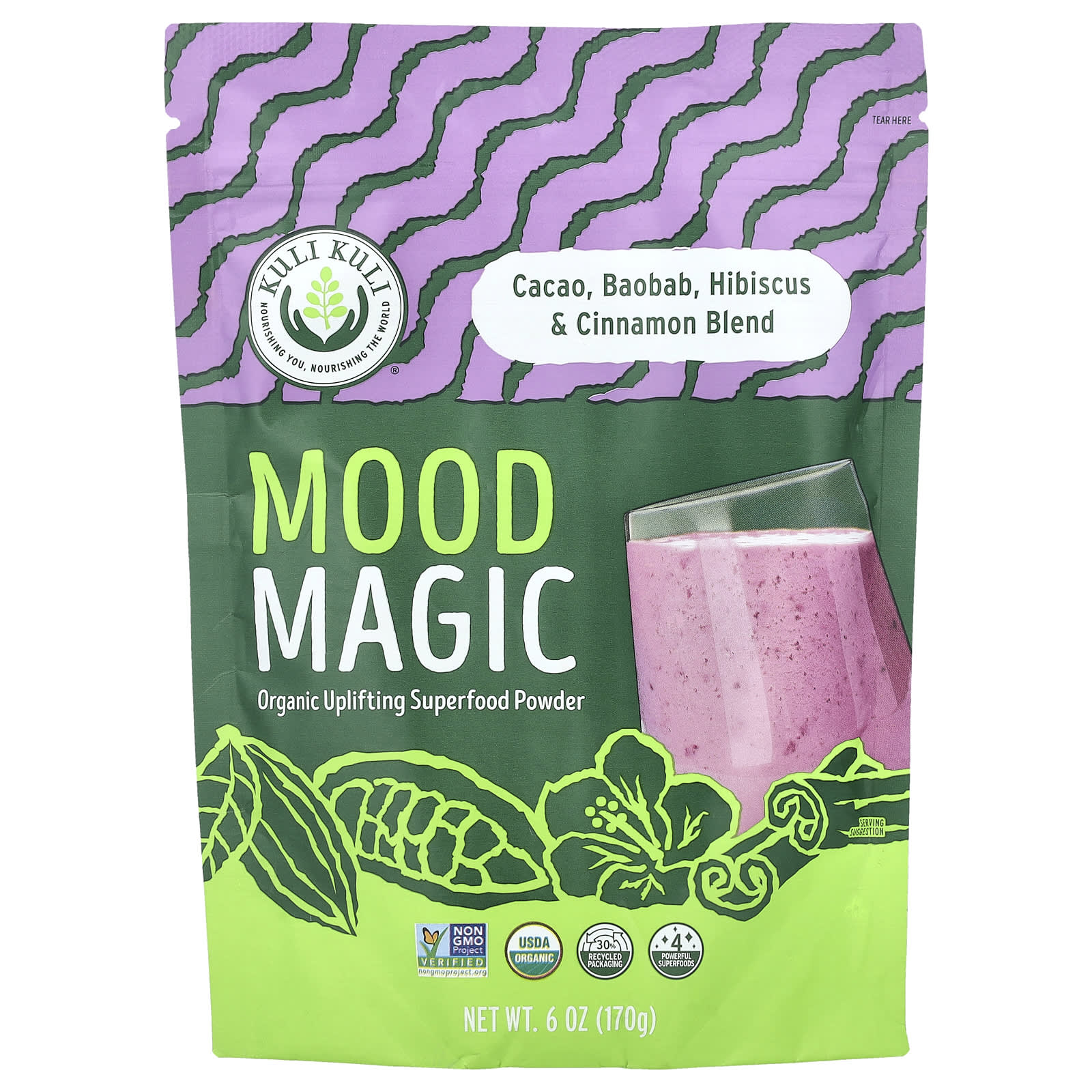 

Mood Magic, Organic Uplifting Superfood Powder, 170G(6Oz)