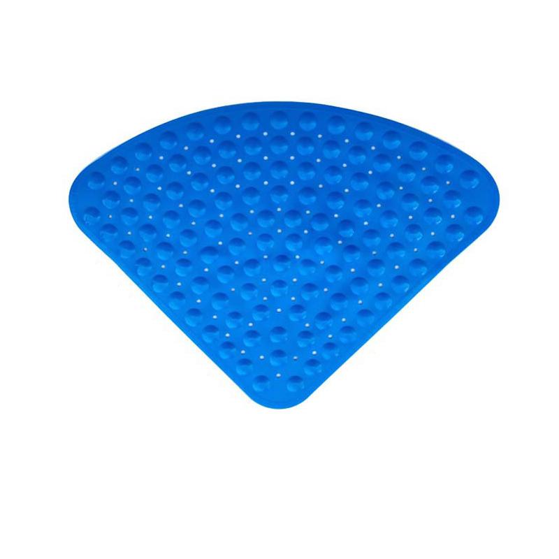 PVC Scalloped Bathtub Mat, Safety Shower with Drain Hole, Bathroom Mat, Creative Foot Mat, Easy to Clean, Washroom Mat