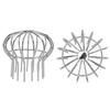 304 Stainless Steel Roof Drain Cover Anti-Blocking Rust Proof Gutter Guard Strainer Round Line Cap Floor Drain Net Yard