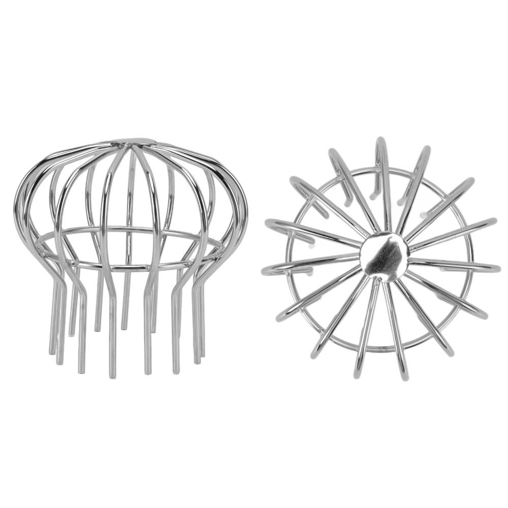 304 Stainless Steel Roof Drain Cover Anti-Blocking Rust Proof Gutter Guard Strainer Round Line Cap Floor Drain Net Yard
