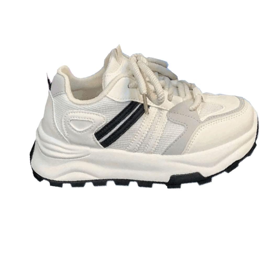 Fashion New Little White Shoes Women's 2025 Spring and Autumn Women's Shoes Platform Versatile Height Increase Wear-resistant Breathable Casual Moral