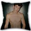 New Arrival Shawn Mendes Pillowcase Cotton Linen Fabric Square Zipper Pillowcase 45X45Cm Wedding Decorative Pillow Cover