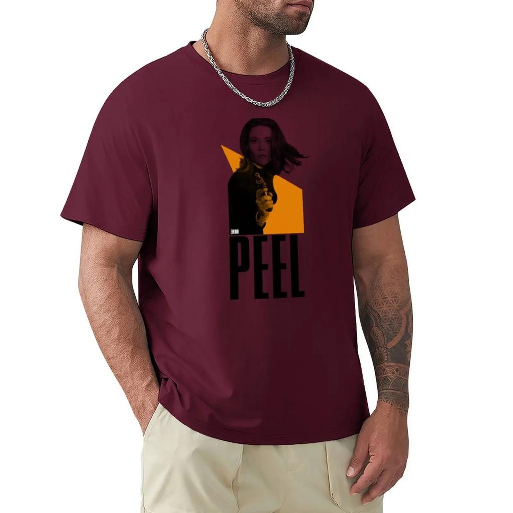 Steed Frau Peel Herren T-Shirt lustige Hippie Kleidung Herren Kleidung