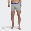 Adidas Training Sports Boxer Briefs 2-Pack Men Underwear Black Gray GN2072