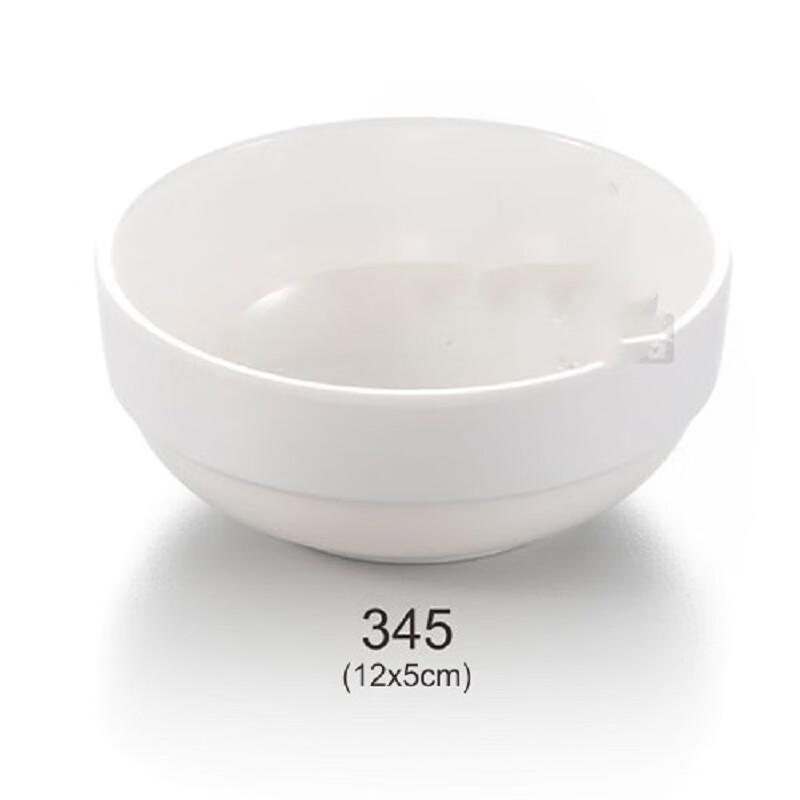 Jieyajie JYJ-345 Yangge White Chinese Rice/Soup Bowl