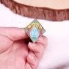 Creative Fantasy Forest Castle Enamel Pin Brooch Clothing Party Accessories Badge